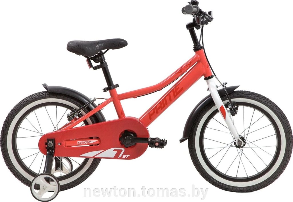 Детский велосипед Novatrack Prime New 16 2020 167PRIME1V. CRL20 оранжевый, 2020 от компании Интернет-магазин Newton - фото 1
