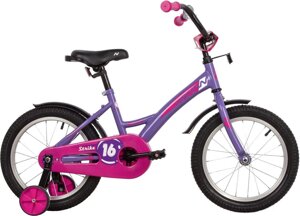 Детский велосипед Novatrack Strike 16 2022 163STRIKE. VL22 фиолетовый