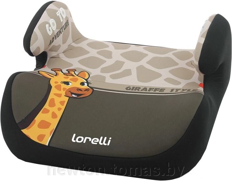 Детское сиденье Lorelli Topo Comfort 2020 светлый и темный бежевый, жираф от компании Интернет-магазин Newton - фото 1