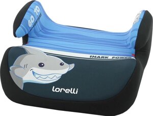 Детское сиденье Lorelli Topo Comfort 2020 светлый и темный синий, акула