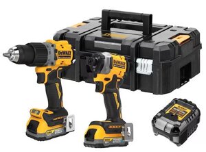 DeWalt DCK2050E2T-GB шуруповерт, винтоверт, 2 АКБ, кейс