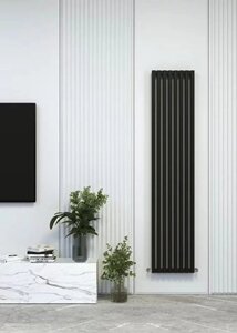 Дизайн-радиатор Fusion Horizon 1800-06 черный анодированный C35