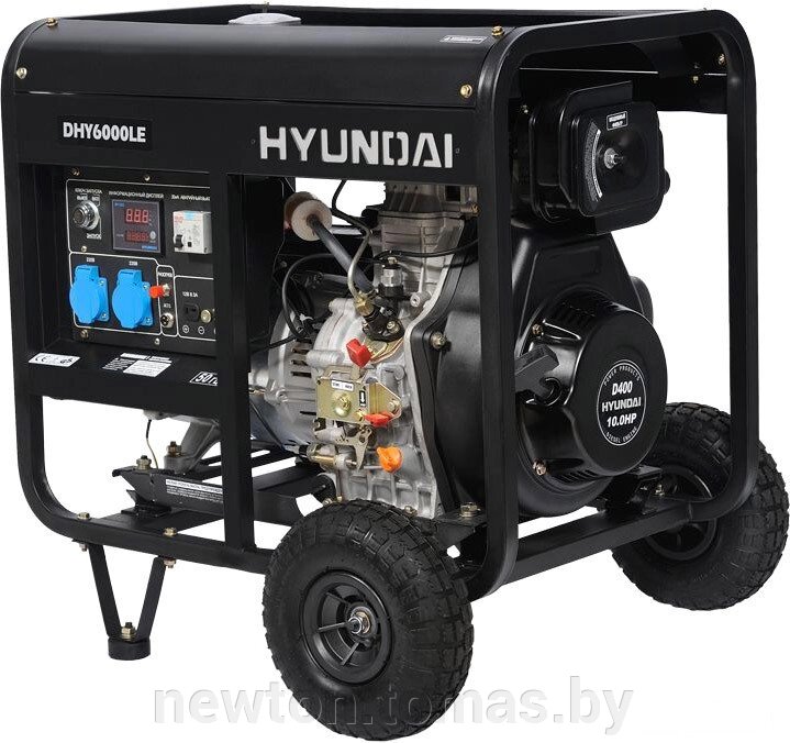 Дизельный генератор Hyundai DHY 6000LE от компании Интернет-магазин Newton - фото 1