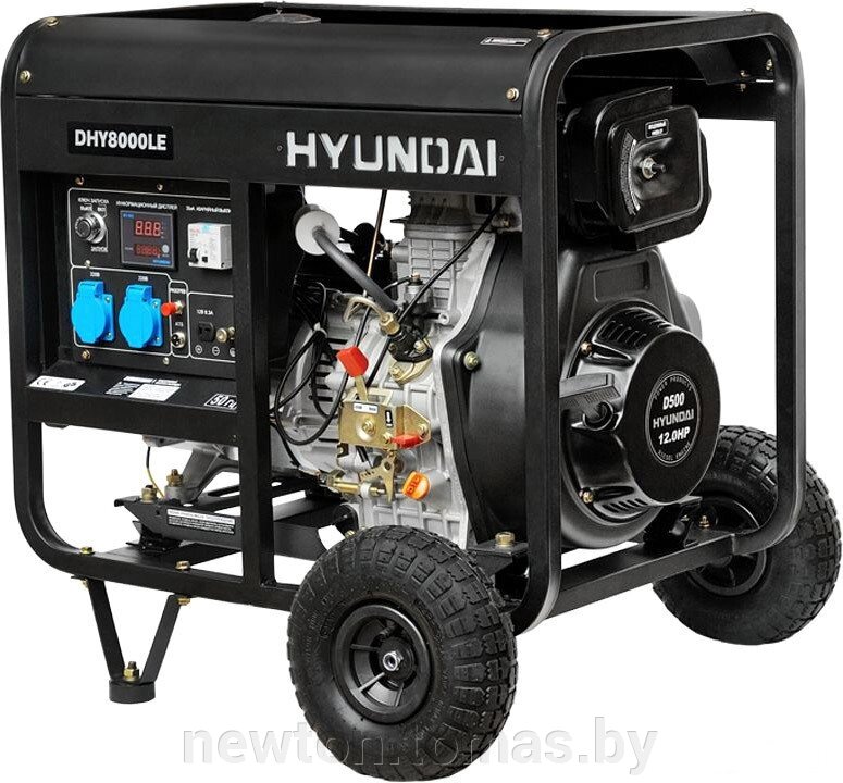 Дизельный генератор Hyundai DHY 8000LE от компании Интернет-магазин Newton - фото 1