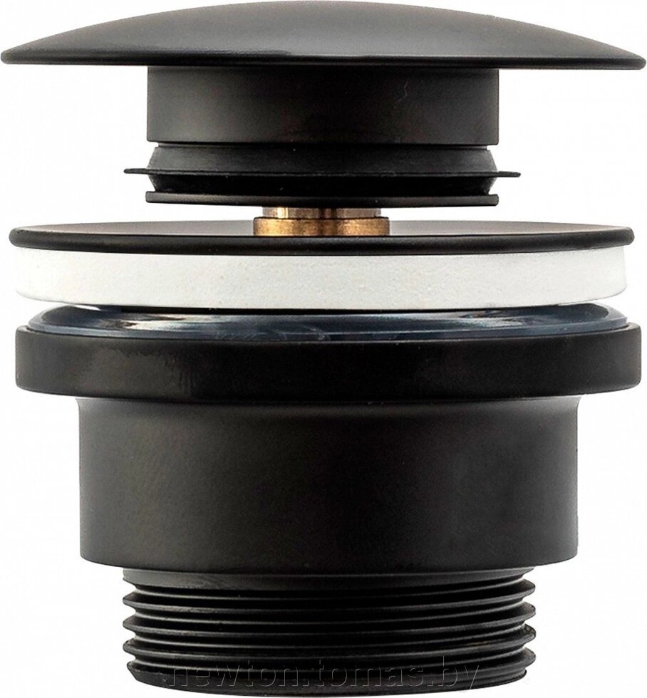 Донный клапан Rea Klik-Klak A5216 черный матовый от компании Интернет-магазин Newton - фото 1
