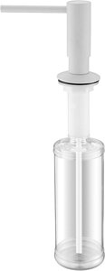 Дозатор для жидкого мыла Paulmark Decus D004-431WH белый/белый матовый