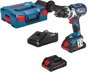 Дрель-шуруповерт Bosch GSR 18V-110 C Professional 06019G010C с 2-мя АКБ, кейс