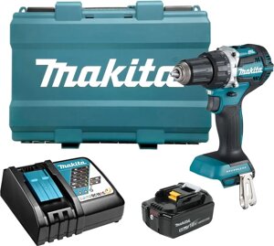 Дрель-шуруповерт Makita DDF484RT с 1-м АКБ, кейс