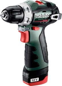 Дрель-шуруповерт Metabo PowerMaxx BS BL 601721500 с 2-мя АКБ, кейс