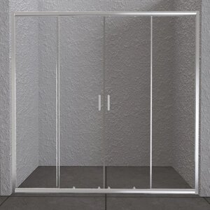 Душевая дверь BelBagno UNIQUE-BF-2-170/200-C-Cr прозрачное стекло