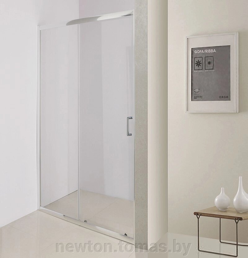 Душевая дверь BelBagno UNO-195-BF-1-160-C-Cr прозрачное стекло от компании Интернет-магазин Newton - фото 1