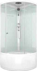 Душевая кабина Domani-Spa Simple High 90x90 прозрачное стекло/белый