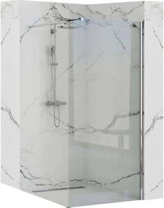 Душевая стенка Rea Aero N 90 хром/прозрачное стекло