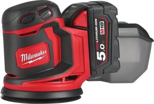 Эксцентриковая шлифмашина Milwaukee M18 BOS125-502B 4933464229 с 2-мя АКБ, сумка