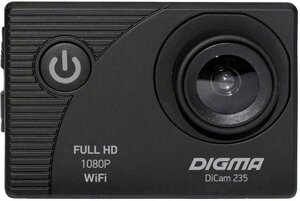 Экшен-камера Digma DiCam 235 черный