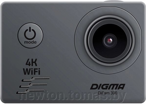 Экшен-камера Digma DiCam 300 серый от компании Интернет-магазин Newton - фото 1