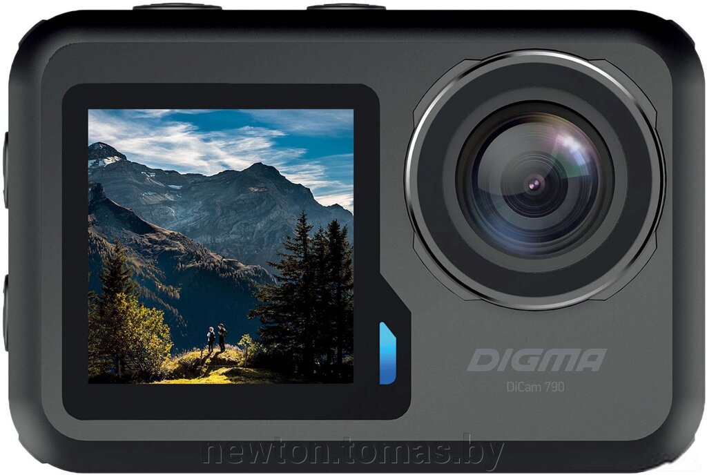 Экшен-камера Digma DiCam 790 черный от компании Интернет-магазин Newton - фото 1