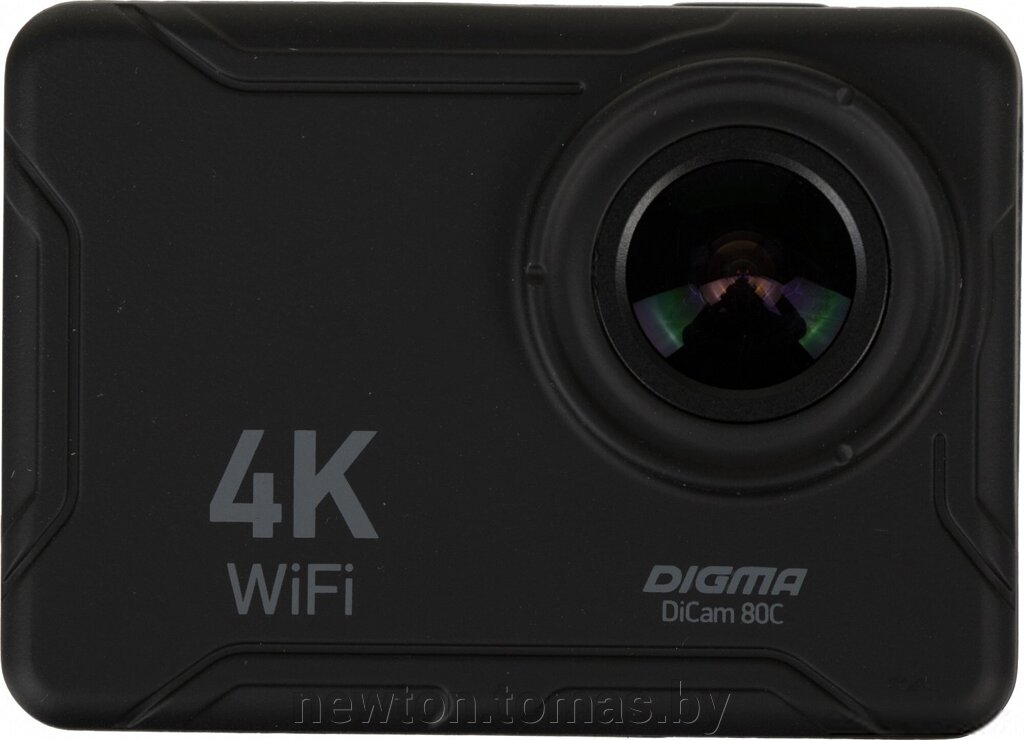 Экшен-камера Digma DiCam 80C черный от компании Интернет-магазин Newton - фото 1