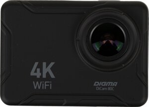 Экшен-камера Digma DiCam 80C черный