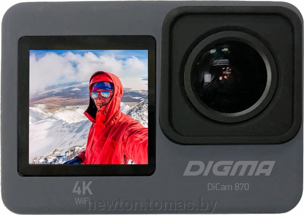 Экшен-камера Digma DiCam 870 от компании Интернет-магазин Newton - фото 1
