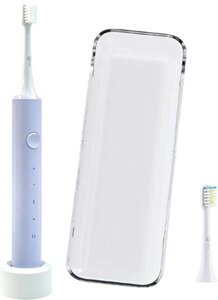 Электрическая зубная щетка Infly Sonic Electric Toothbrush T03S футляр, 2 насадки, фиолетовый