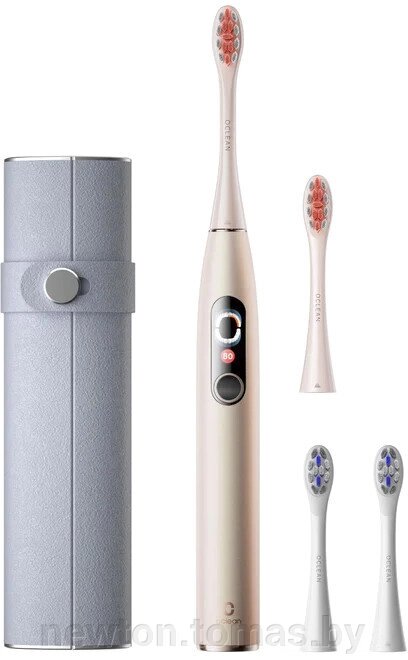 Электрическая зубная щетка Oclean X Pro Digital Set золотой от компании Интернет-магазин Newton - фото 1