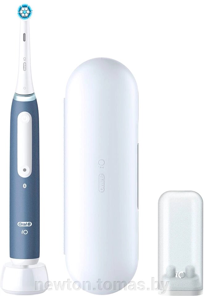 Электрическая зубная щетка Oral-B iO 4 My Way Ocean Blue + extra Brush IOG4K. 2N6.1DK от компании Интернет-магазин Newton - фото 1