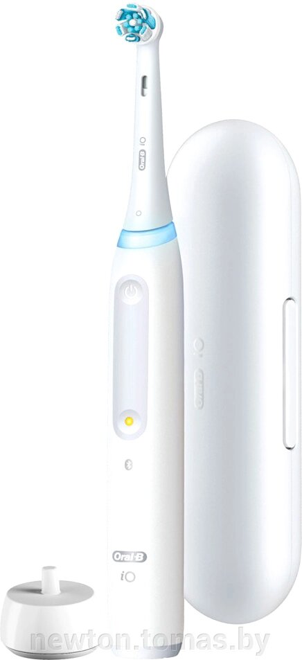 Электрическая зубная щетка Oral-B iO Series 4 I0G4.1A6.1DK белый от компании Интернет-магазин Newton - фото 1