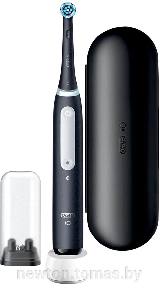 Электрическая зубная щетка Oral-B iO Series 4 I1064.1B6.1DK 4210201415022 черный от компании Интернет-магазин Newton - фото 1