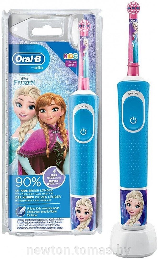 Электрическая зубная щетка Oral-B Kids Frozen D100.413.2K от компании Интернет-магазин Newton - фото 1