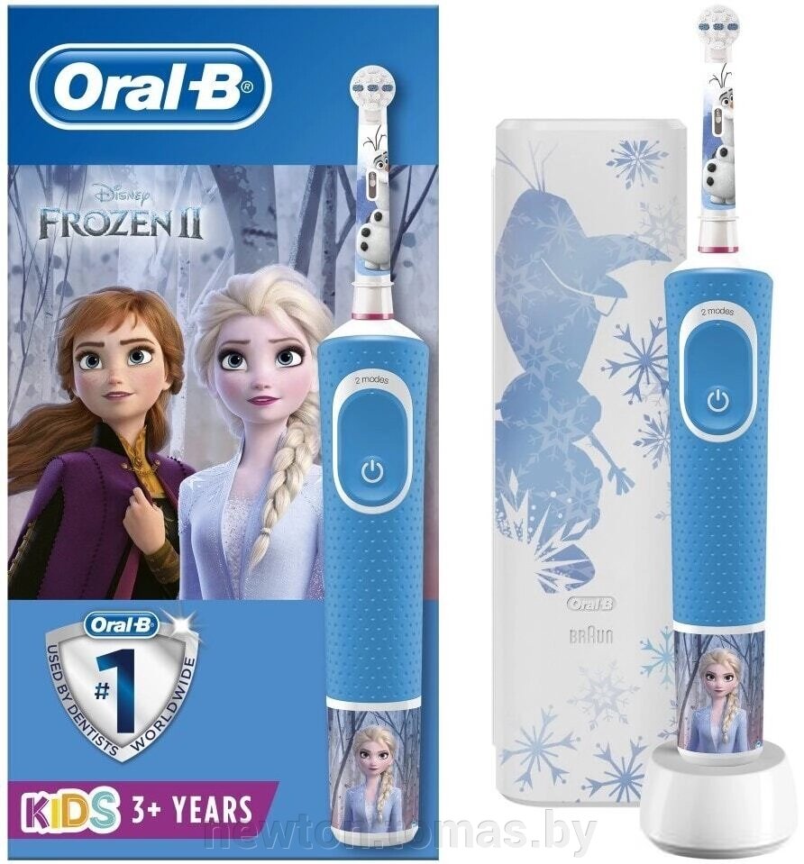 Электрическая зубная щетка Oral-B Kids Frozen D100.413.2KX от компании Интернет-магазин Newton - фото 1
