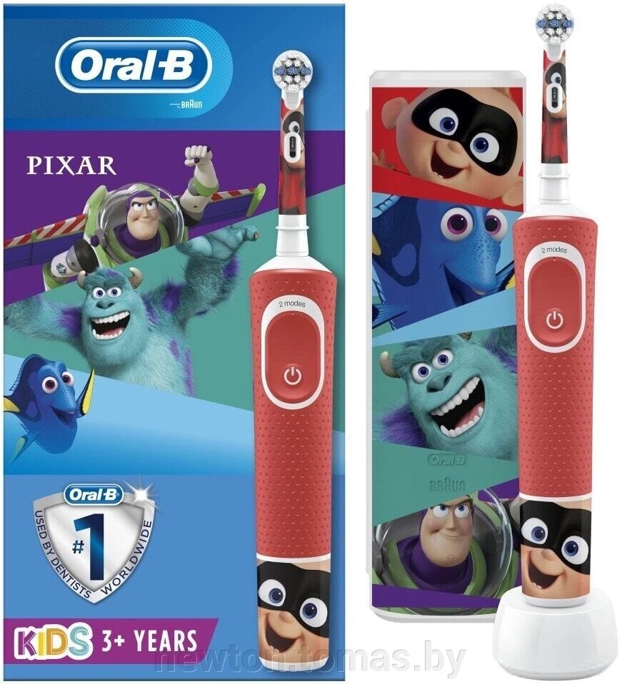 Электрическая зубная щетка Oral-B Kids Pixar D100.413.2KX от компании Интернет-магазин Newton - фото 1