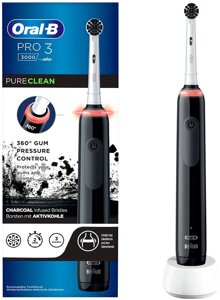 Электрическая зубная щетка Oral-B Pro 3 3000 Pure Clean Black D505.513.3 черный