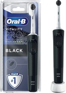 Электрическая зубная щетка Oral-B Vitality Pro D103.413.3 Precision Clean Charcoal PureClean 4210201427759 черный