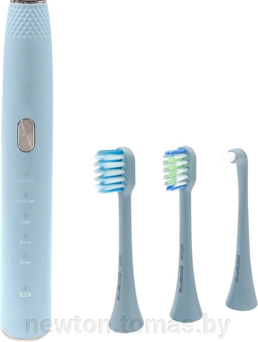 Электрическая зубная щетка Polaris PETB 0701 TC голубой от компании Интернет-магазин Newton - фото 1
