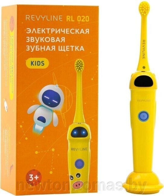 Электрическая зубная щетка Revyline RL 020 Kids желтый от компании Интернет-магазин Newton - фото 1