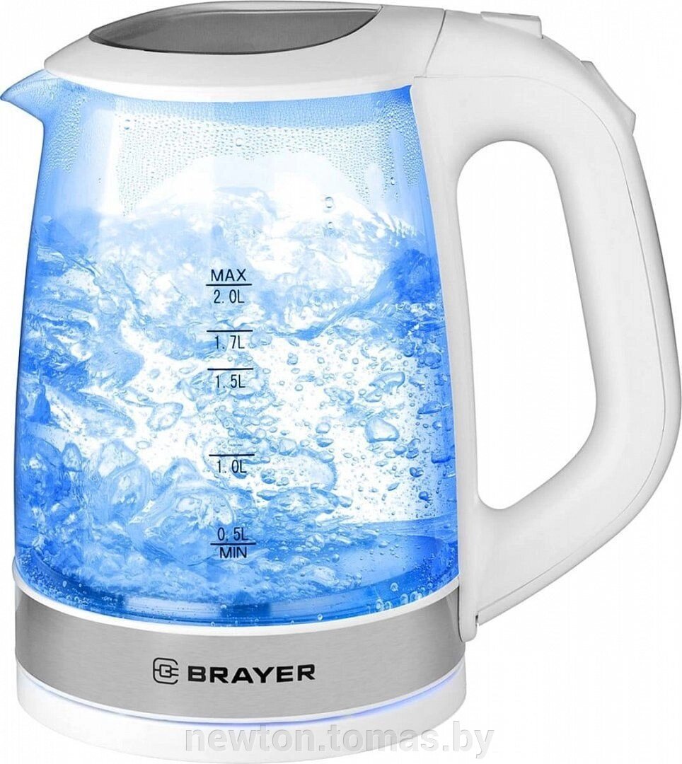 Электрический чайник Brayer BR1040WH от компании Интернет-магазин Newton - фото 1