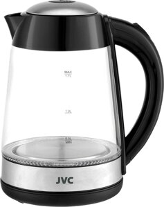 Электрический чайник JVC JK-KE1705 черный/серебристый