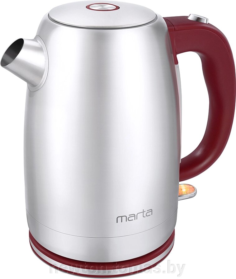 Электрический чайник Marta MT-4559 бордовый гранат от компании Интернет-магазин Newton - фото 1
