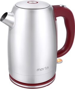 Электрический чайник Marta MT-4559 бордовый гранат