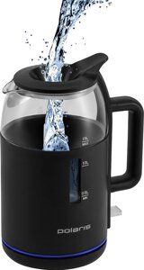 Электрический чайник Polaris PWK 1545CGL Water Way Pro черный