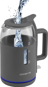 Электрический чайник Polaris PWK 1563CGL Water Way Pro графитовый