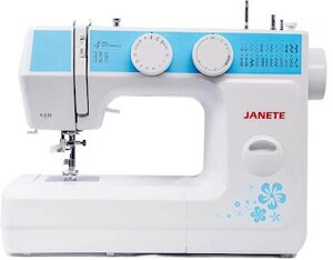 Электромеханическая швейная машина Janete 989 голубой