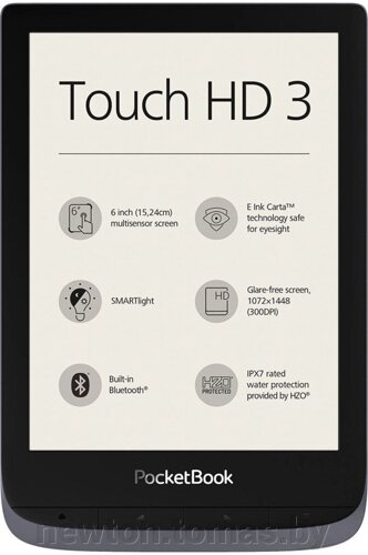 Электронная книга PocketBook Touch HD 3 серый