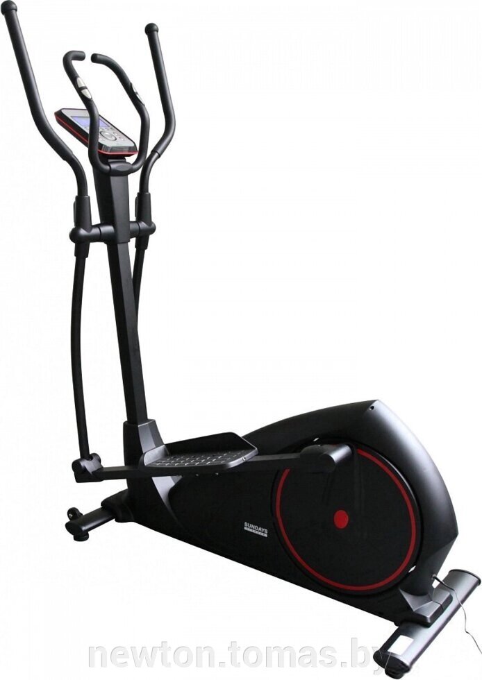 Эллиптический тренажер Sundays Fitness K8718HP черный/красный от компании Интернет-магазин Newton - фото 1