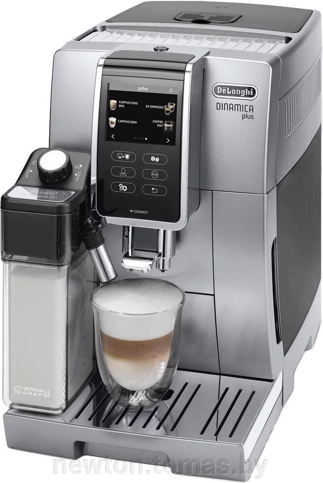 Эспрессо кофемашина DeLonghi Dinamica Plus ECAM 370.95. S от компании Интернет-магазин Newton - фото 1
