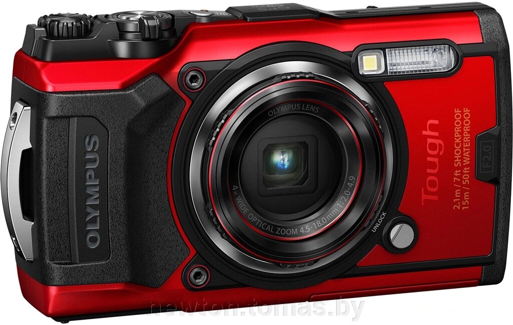 Фотоаппарат Olympus Tough TG-6 красный от компании Интернет-магазин Newton - фото 1