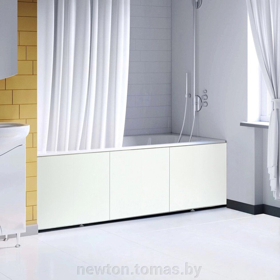 Фронтальный экран под ванну Comfort Alumin Белый глянцевый 1.7 от компании Интернет-магазин Newton - фото 1