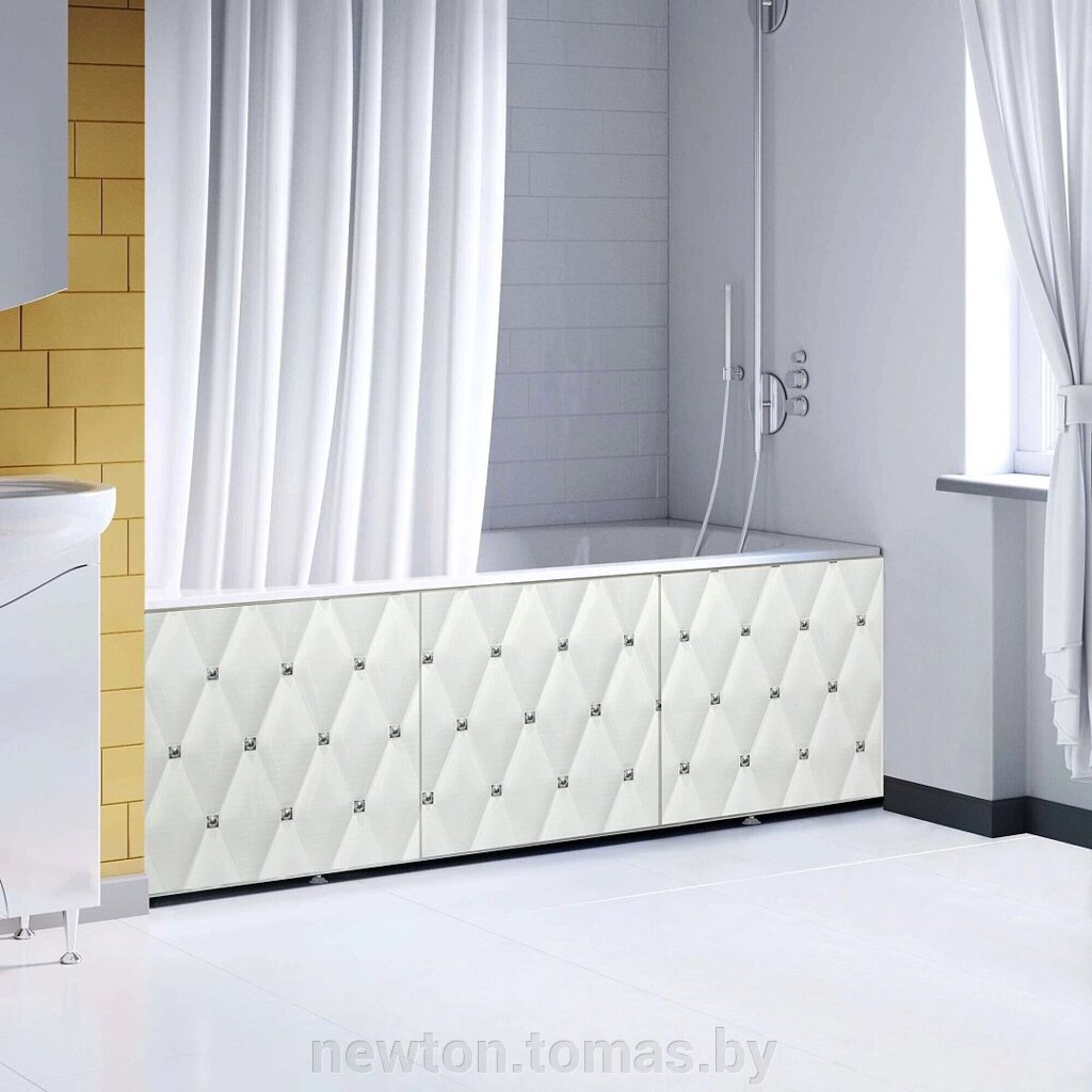 Фронтальный экран под ванну Comfort Alumin Эксклюзивная роскошь 3D 1.5 от компании Интернет-магазин Newton - фото 1