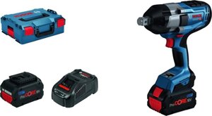 Гайковерт Bosch GDS 18V-1050 H Professional 06019J8502 с 2-мя АКБ 8 Ah, кейс